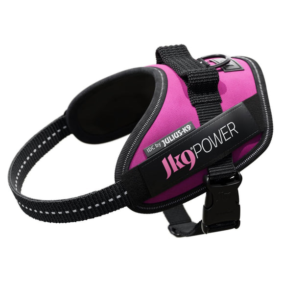 Julius-K9 IDC Powerharness Dark Pink – Premium Adjustable Harness, Baby 2 Size, Durable Design