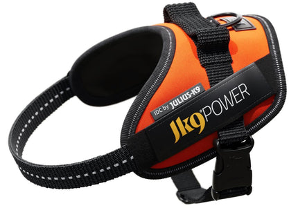 Julius-K9 IDC Powerharness UV Orange – Premium Adjustable Harness, Size 4, High-Visibility Design
