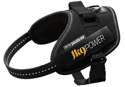 Julius-K9 IDC Powerharness Black – Premium Adjustable Harness, Durable Design, Size 4