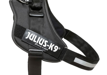 Julius-K9 IDC Powerharness Black – Premium Adjustable Harness, Durable Design, Size 4