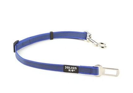 Julius-K9 Color & Gray Seat Belt Adapter – Adjustable Black Car Safety Restraint, Durable Design