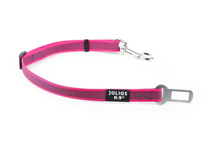 Julius-K9 Color & Gray Seat Belt Adapter – Adjustable Black Car Safety Restraint, Durable Design