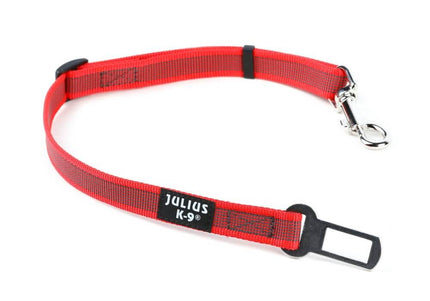 Julius-K9 Color & Gray Seat Belt Adapter – Adjustable Black Car Safety Restraint, Durable Design