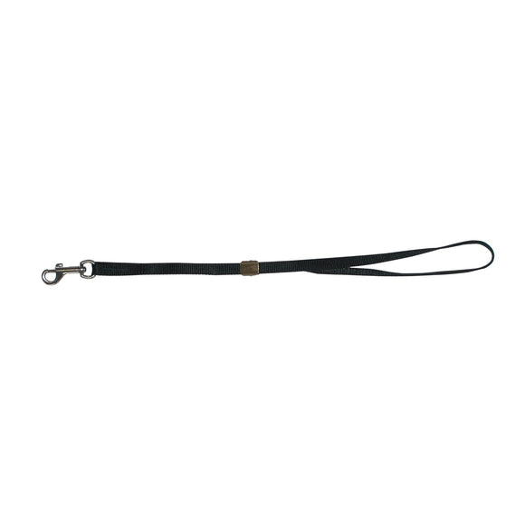 Show Tech Nylon Grooming Leash – Black, 50cm Length, 9mm Width, Durable Design