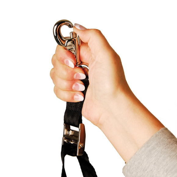 Show Tech Grooming Noose Set – Heavy-Duty Adjustable Nylon Leashes, 2.5cm Wide, 3 Pack