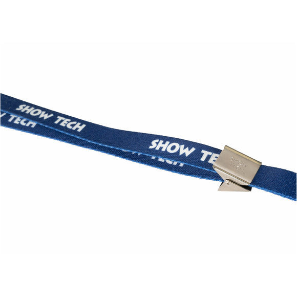 Show Tech Grooming Noose Blue – Adjustable Neck Leash with Logo, 57x1.5 cm