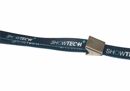 Show Tech Grooming Noose Grey – Adjustable Neck Leash with Logo, 57x1.5 cm Durable Design