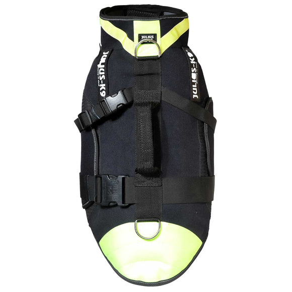 Julius-K9 Multifunctional Neon Vest – Lightweight Swimming and Rehabilitation Support, Size S