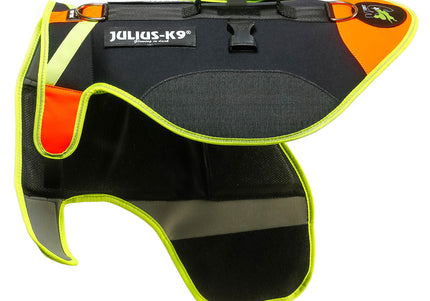 Julius-K9 Multifunctional Orange Vest – Buoyant Supportive Swim and Rehab Aid, Size L