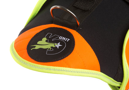 Julius-K9 Multifunctional Orange Vest – Buoyant Supportive Swim and Rehab Aid, Size L