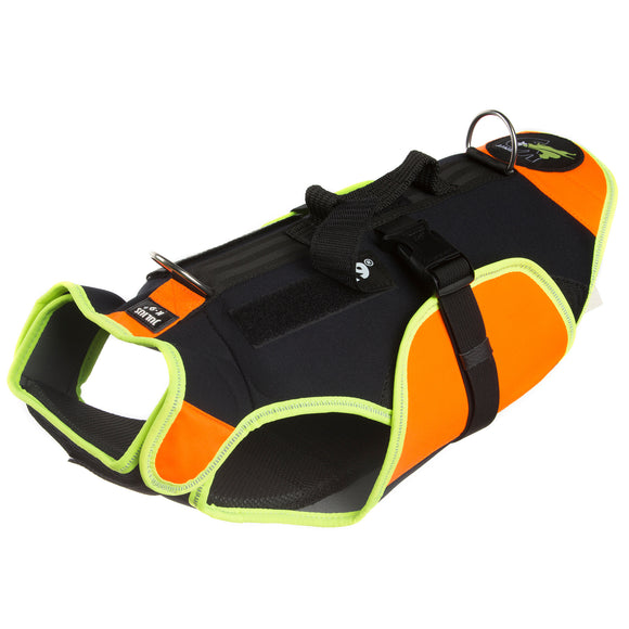 Julius-K9 Multifunctional Orange Vest – Buoyant Supportive Swim and Rehab Aid, Size L