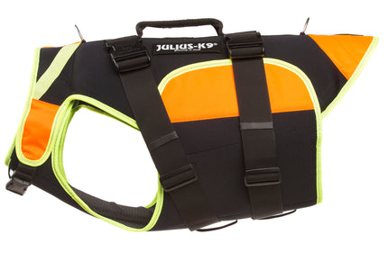 Julius-K9 Multifunctional Orange Vest – Buoyant Supportive Swim and Rehab Aid, Size L