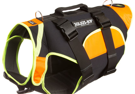 Julius-K9 Multifunctional Orange Vest – Buoyant Supportive Swim and Rehab Aid, Size L