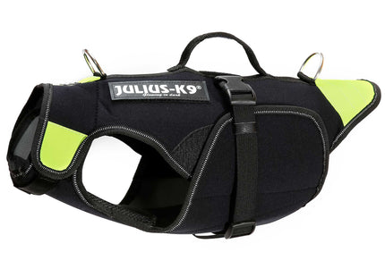 Julius-K9 Multifunctional Neon Vest – Lightweight Swimming and Rehabilitation Support, Size S