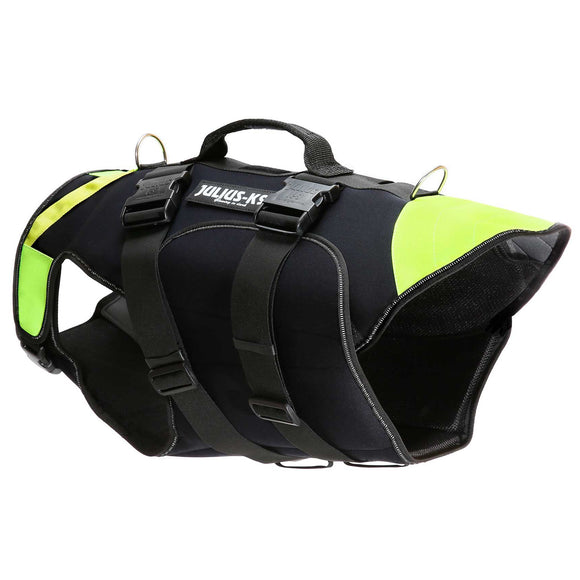 Julius-K9 Multifunctional Neon Vest – Lightweight Swimming and Rehabilitation Support, Size S