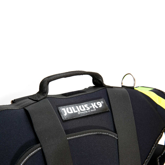 Julius-K9 Multifunctional Neon Vest – Lightweight Swimming and Rehabilitation Support, Size S