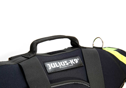 Julius-K9 Multifunctional Neon Vest – Lightweight Swimming and Rehabilitation Support, Size S