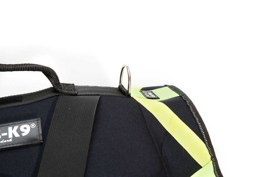 Julius-K9 Multifunctional Neon Vest – Lightweight Swimming and Rehabilitation Support, Size S