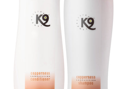 K9 Copperness Shampoo and Conditioner – Enhances Brown and Red Coats, Gentle Cleansing Formula