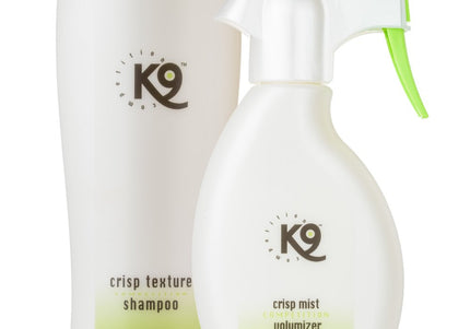 K9 Crisp Texture Coat Care Set – Professional Grooming Cosmetics for Wire-Haired Breeds