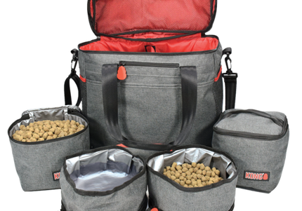 KONG Travel Bag 5in1 – Versatile Organizer with Two Bowls and Two Storage Containers