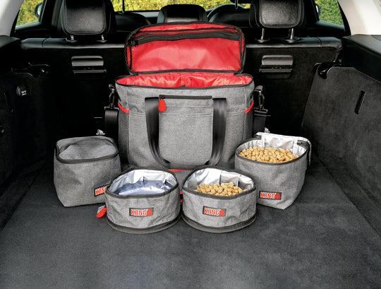 KONG Travel Bag 5in1 – Versatile Organizer with Two Bowls and Two Storage Containers