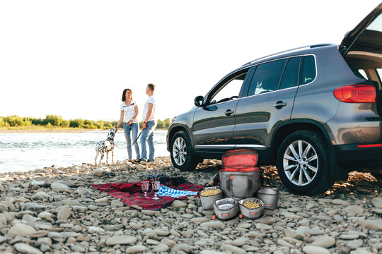 KONG Travel Bag 5in1 – Versatile Organizer with Two Bowls and Two Storage Containers