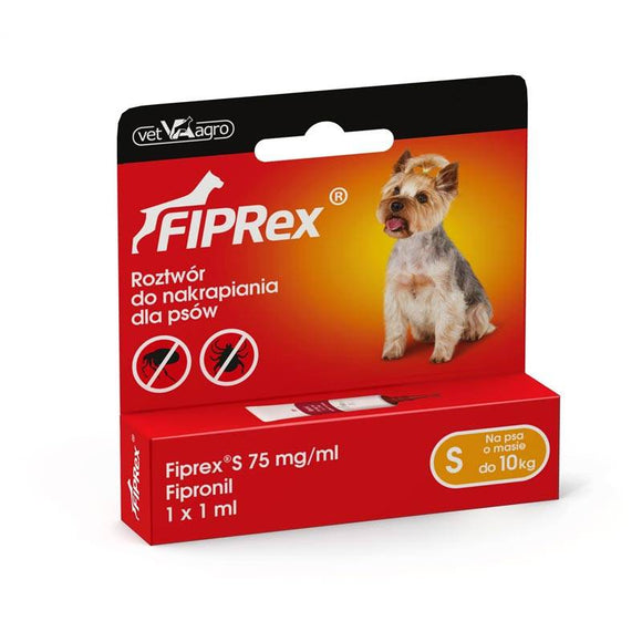 Fiprex S Flea and Tick Drops – Small Dog Formula, Fast-Acting Protection up to 10kg