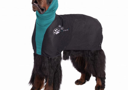 Show Tech Mesh Straightening Coat – Breathable Dog Drying Mesh, Medium Size, Fast-Drying Design