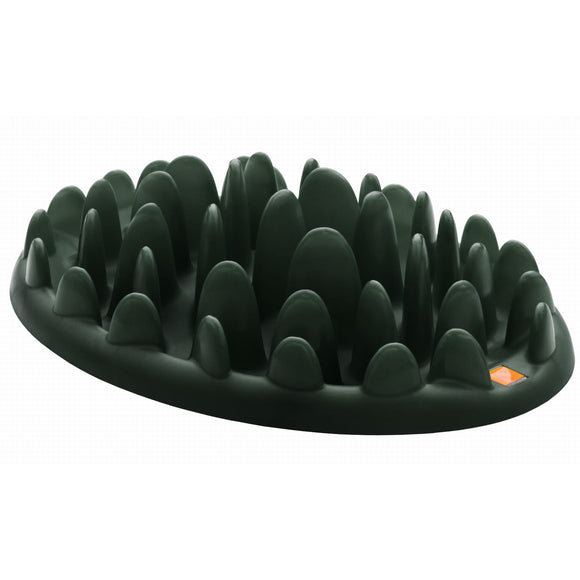 Northmate Green Slow Feeder Bowl – Durable Dark Green Anti-Gulping Design, Promotes Healthy Eating