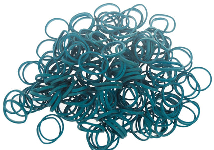 Paw Marks Latex Wrapping Bands 16mm – Super Durable Large Hair Curlers, 1500 Sky Blue Pieces