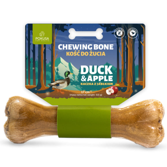 Pokusa Duck and Apple Chewing Beef Bone Dog Treat