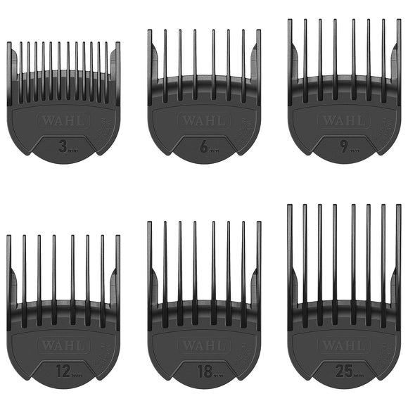 Wahl Professional Slide-on Attachment Comb Set - nasadki dystansowe Snap-On, 6 rozmiarów