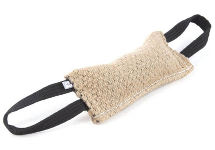 Julius-K9 Jute Training Tug – Large Size with Dual Handles, Durable Bite Toy