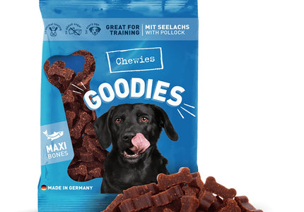 Chewies Salmon Cubes Delicacy – Soft Bite-Sized Treats, 200g, High Protein Snack