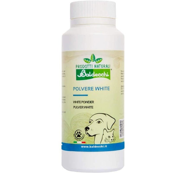 Baldecchi White Powder – Whitening Coat Powder, Masks Yellowing and Discoloration, 100g