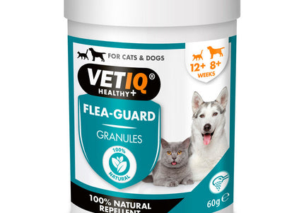 VetIQ Flea Guard Chewable Tablets – Natural Flea and Tick Protection, 60g