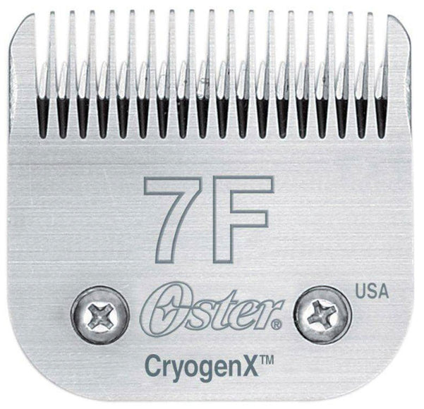 Oster Cryogen-X No. 7F Blade – 3.2mm Precision Steel, Durable Clipping Performance