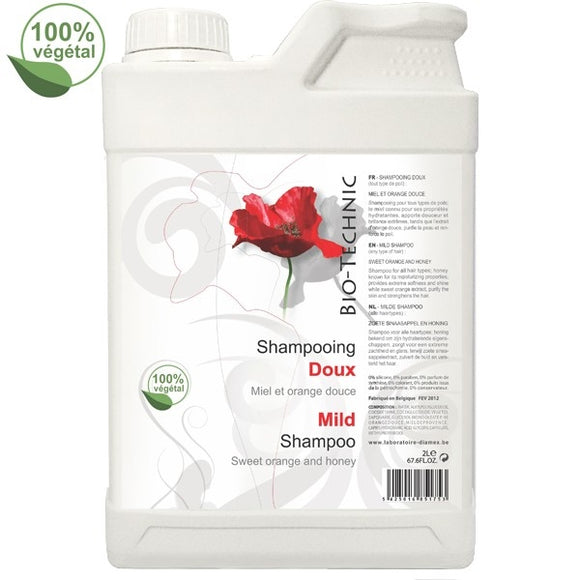 Diamex Bio-Technic Vegan Shampoo – Gentle Skin and Coat Care, All Coat Types, 2L