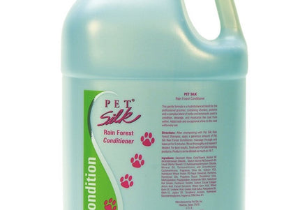 Pet Silk Rainforest Shampoo – Moisturizing Nourishing Formula, Tropical Scent, 1:16 Concentrate, 3.8L