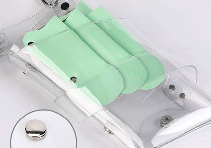 GroomStar Transparent Tool Case – Clear Holster for Scissors and Grooming Accessories, Lightweight Design