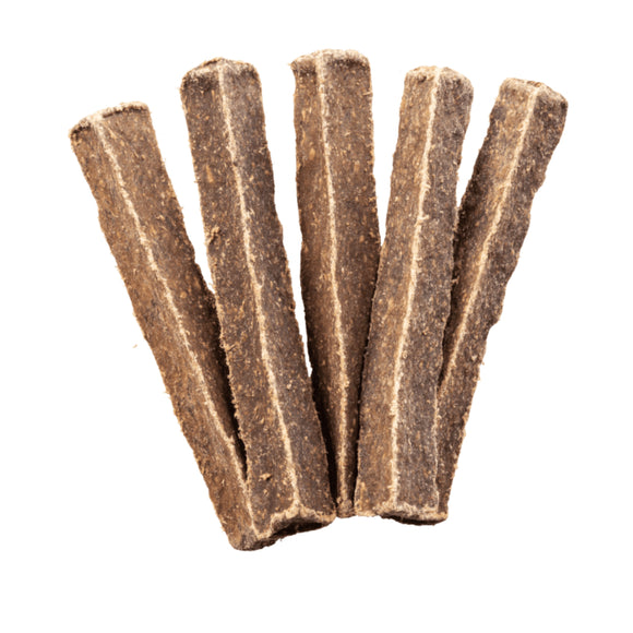 GranataPet Natural Taste Dental Care Snack – Deer Meat Strips, 70g, Natural Dental Treats