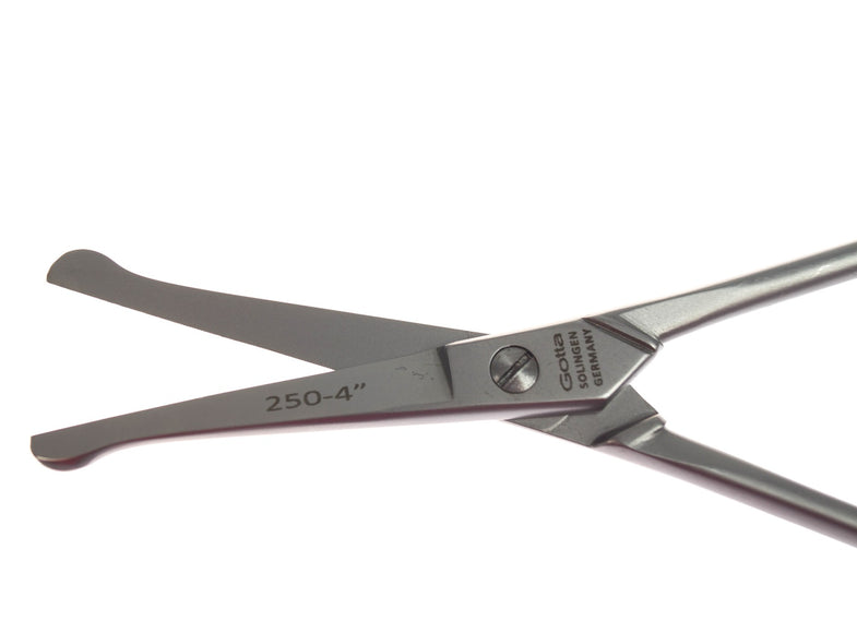 Gotta Solingen 4" Safety Scissors – Straight Stainless Steel, Precision Cutting Tool