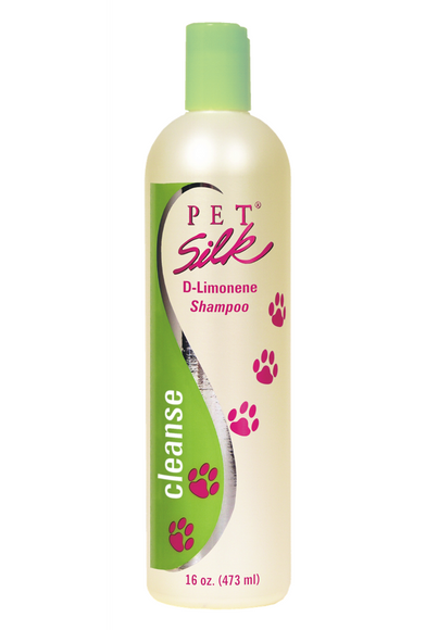 Pet Silk D-Limonene Shampoo – Concentrated 1:16 Formula, Flea & Tick Repellent, 473ml