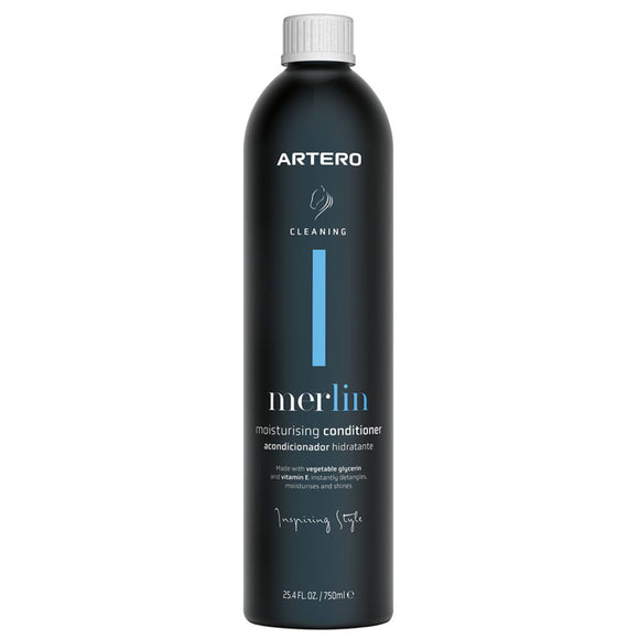 Artero Merlin Moisturising Conditioner 750ml – Hydrating Formula for Mane and Tail, Eases Detangling