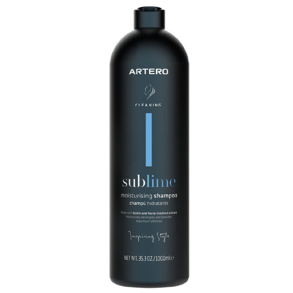 Artero Sublime Moisturising Shampoo 1L – Hydrating Formula Enhances Coat Shine and Easy Combing
