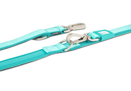 Max&Molly Matrix 2.0 Multi-Function Leash – Reflective, Detachable, Turquoise, Large Size