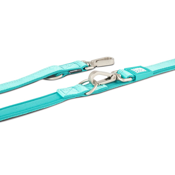 Max&Molly Matrix 2.0 Multi-Function Leash – Reflective, Detachable, Turquoise, Large Size