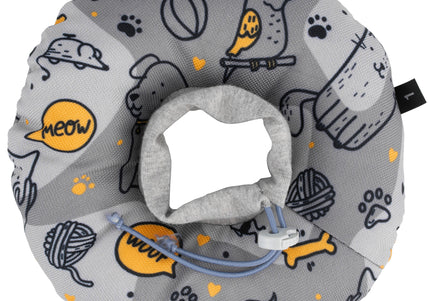 Biglo Recovery Soft Cone Light Gray – Lightweight Comfortable Protective Collar Design