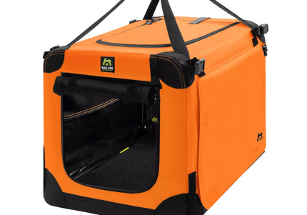 Maelson Soft Dog Kennel Neon Orange – High-Quality Fabric Carrier, Small Size, Vibrant Color